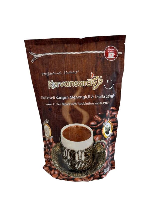 Türk Kahveli Karışım Menengiçli & Damla Sakızı Aromalı 500 gr - 1